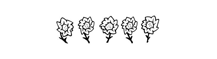 FEMajasFlowers  Free Fonts Download