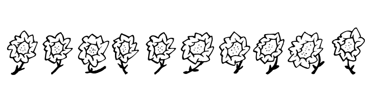 FEMajasFlowers  Free Fonts Download