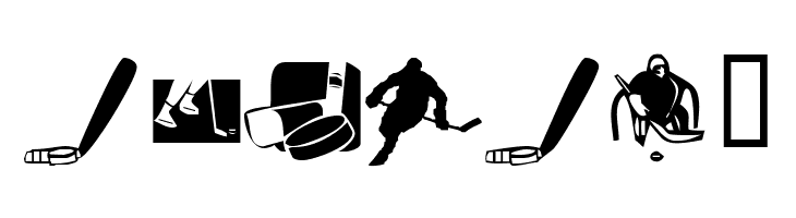 KR Hockey Dings  Free Fonts Download