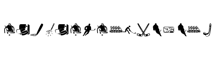 KR Hockey Dings  Free Fonts Download
