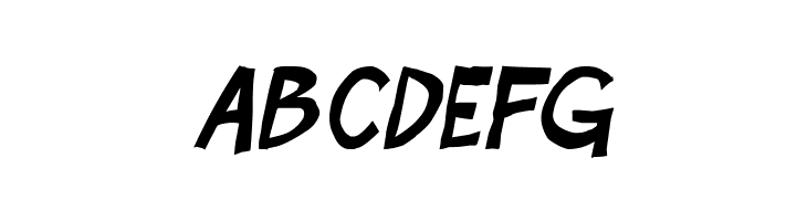 Boom Tank Italic  Free Fonts Download