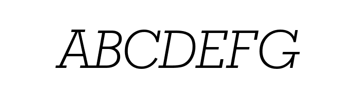 Geometric Slabserif 703 Light Italic BT  Free Fonts Download