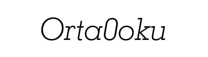Geometric Slabserif 703 Light Italic BT  Free Fonts Download