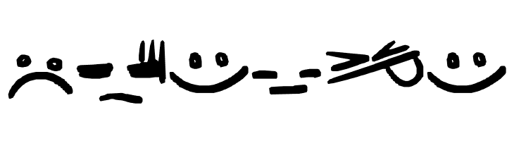 Emoticon Code  Free Fonts Download