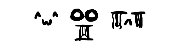 Emoticon Code  Free Fonts Download
