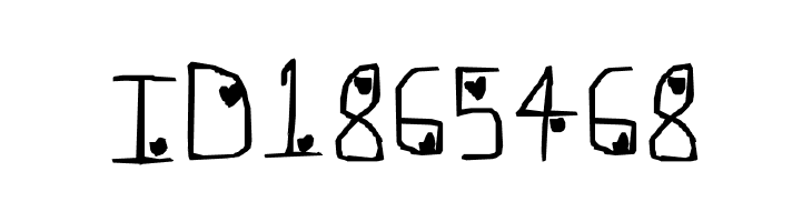 Hearts with Everything  Free Fonts Download