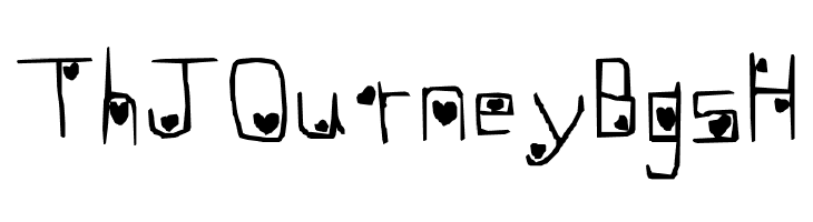 Hearts with Everything  Free Fonts Download