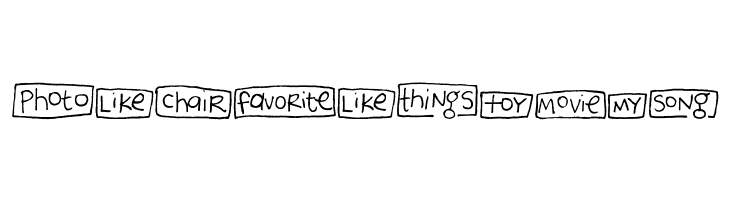 2Peas Blocks - Favorites  Free Fonts Download