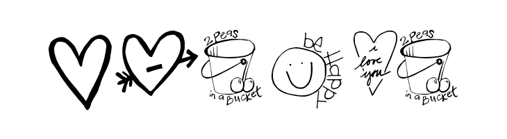 2Peas GGs Love Me  Free Fonts Download