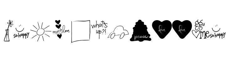 2Peas GGs Love Me  Free Fonts Download