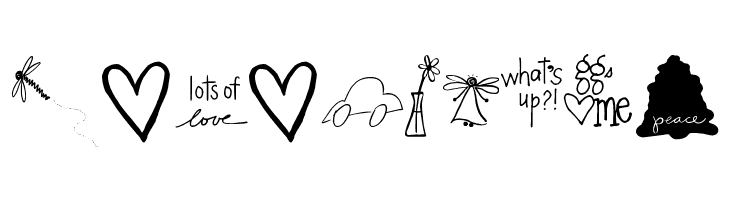 2Peas GGs Love Me  Free Fonts Download