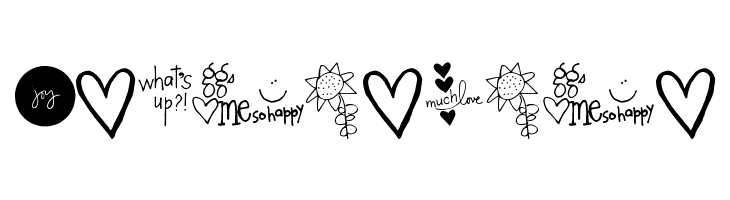 2Peas GGs Love Me  Free Fonts Download