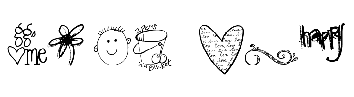 2Peas GGs Love Me  Free Fonts Download