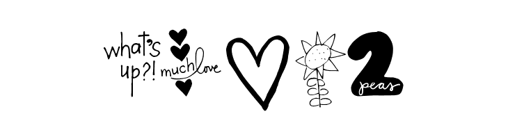 2Peas GGs Love Me  Free Fonts Download