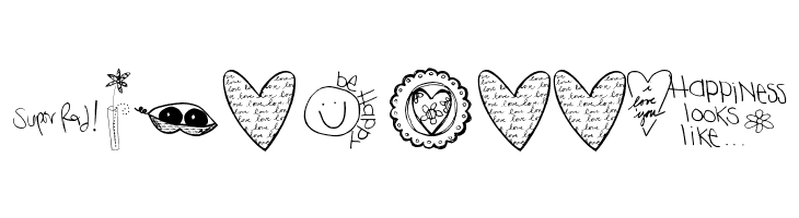 2Peas GGs Love Me  Free Fonts Download