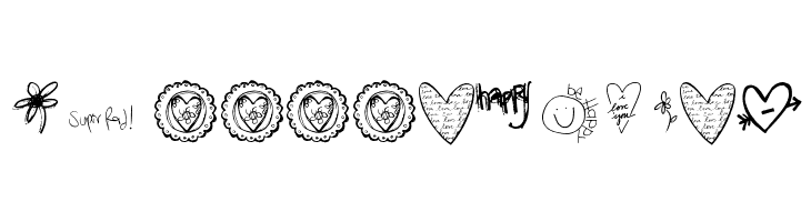 2Peas GGs Love Me  Free Fonts Download