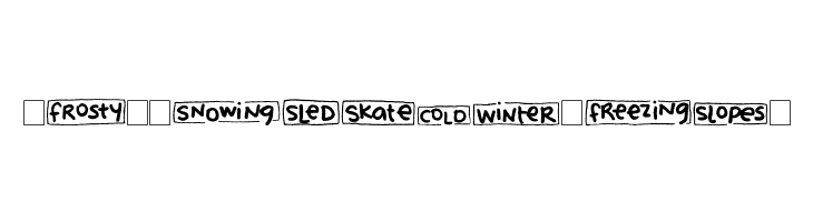 2Peas Blocks - Winter  Free Fonts Download