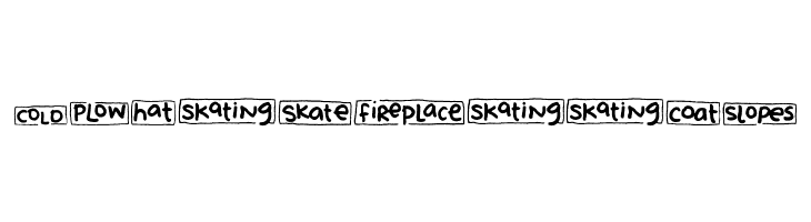 2Peas Blocks - Winter  Free Fonts Download