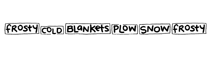 2Peas Blocks - Winter  Free Fonts Download