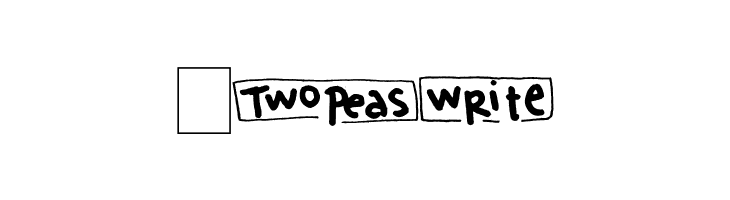 2Peas Blocks - Scrapbooking  Free Fonts Download
