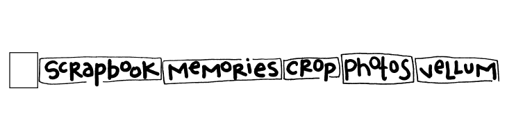 2Peas Blocks - Scrapbooking  Free Fonts Download