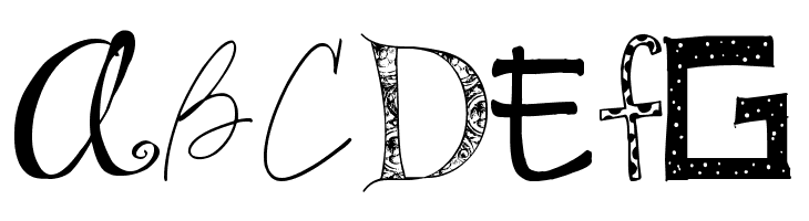 2Peas GG Mix  Free Fonts Download