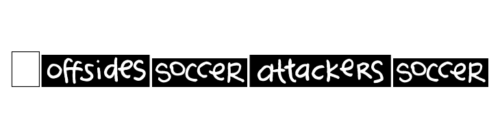 2Peas Blocks - Soccer  Free Fonts Download