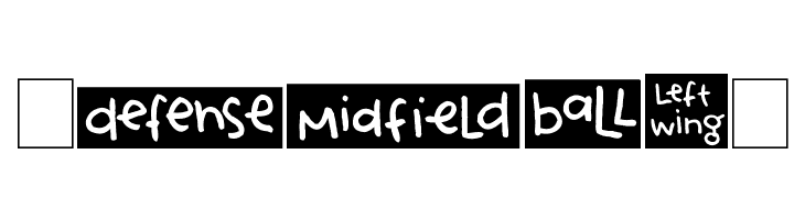 2Peas Blocks - Soccer  Free Fonts Download