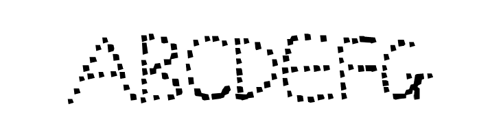 Dots to Write  Free Fonts Download