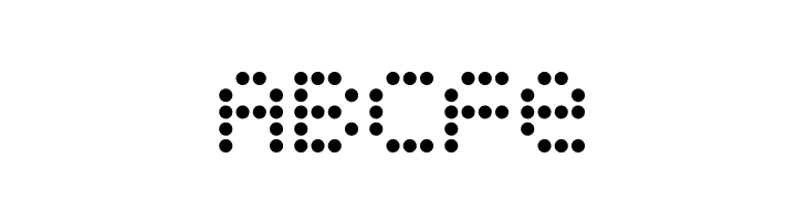 Display Dots  Free Fonts Download