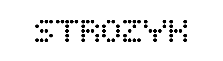 Display Dots  Free Fonts Download