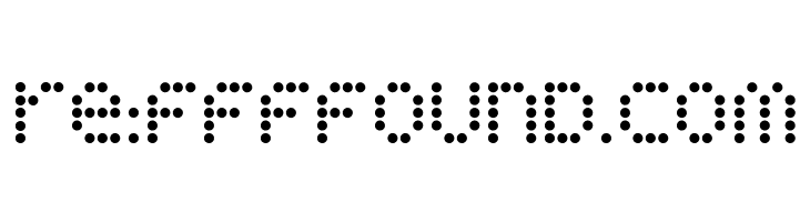 Display Dots  Free Fonts Download