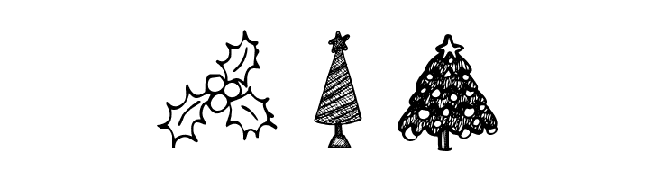 Janda Christmas Doodles  Free Fonts Download