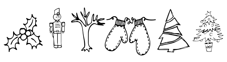 Janda Christmas Doodles  Free Fonts Download