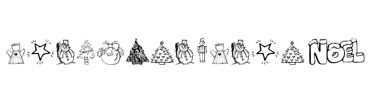 Janda Christmas Doodles  Free Fonts Download