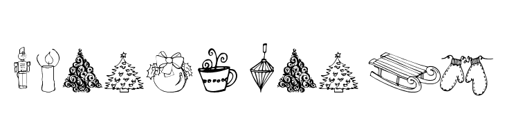 Janda Christmas Doodles  Free Fonts Download