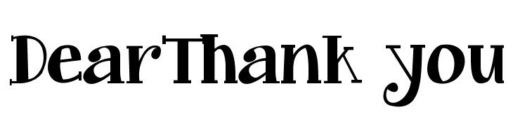 DearThank%2Byou Janda Curlygirl Chunky Font