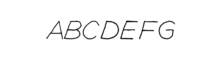 Manhattan Hand Lite Italic  Free Fonts Download