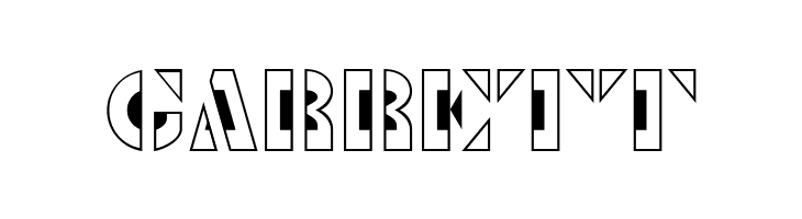 Le Pochoir Creux  Free Fonts Download