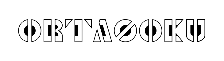 Le Pochoir Creux  Free Fonts Download
