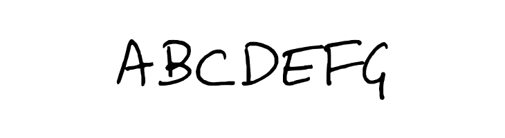 Jean-Claude's hand  Free Fonts Download