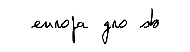 Jean-Claude's hand  Free Fonts Download