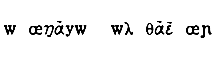 phonétique  Free Fonts Download