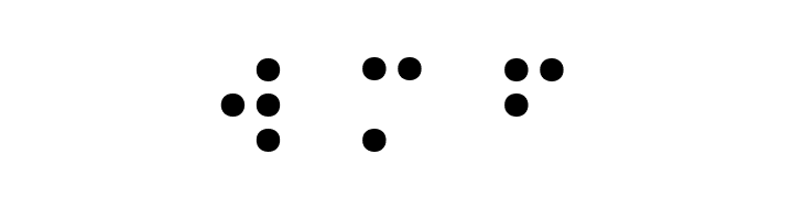 Braille Normal  Free Fonts Download