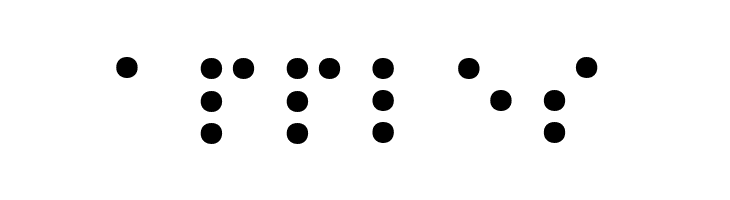 Braille Normal  Free Fonts Download