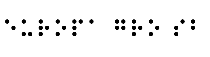 Braille Normal  Free Fonts Download