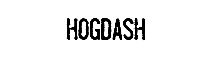 hogdash Fueled by Schlitz Font