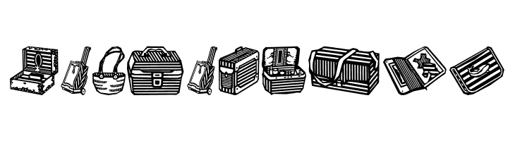 Bags and stuff II  Free Fonts Download