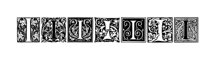 Ornamental Initials I  Free Fonts Download