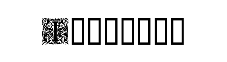 Ornamental Initials I  Free Fonts Download